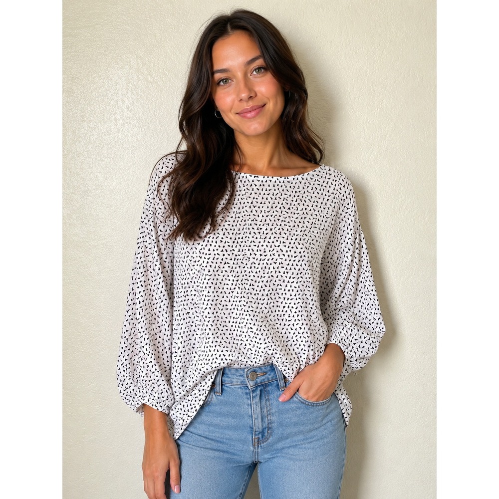 Max&Co Max Mara Sailboat Blouse Preppy Coastal Nautical Quiet Luxury Hamptons